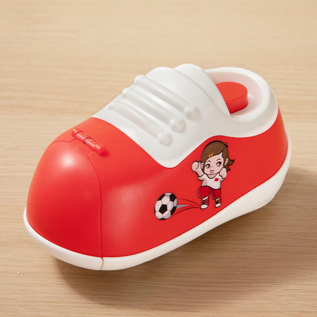 1 Set Football Skate Shoes Inertial Competition Football Shoes Baby Toy Red