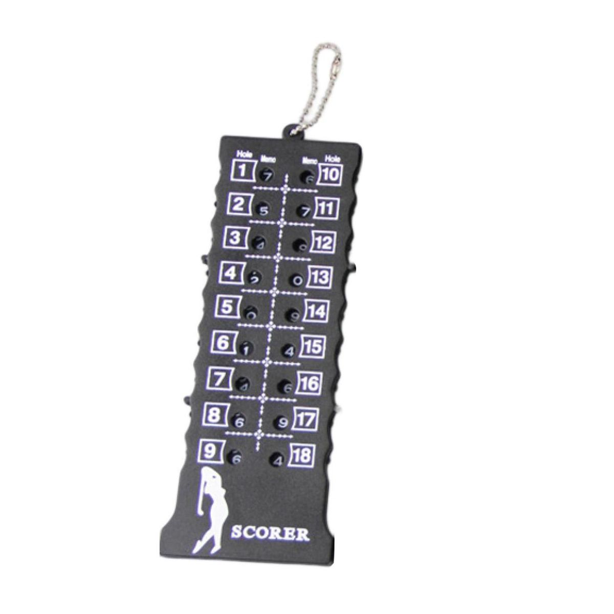 Golf Bar Scorer Golf Score Card Counter Black