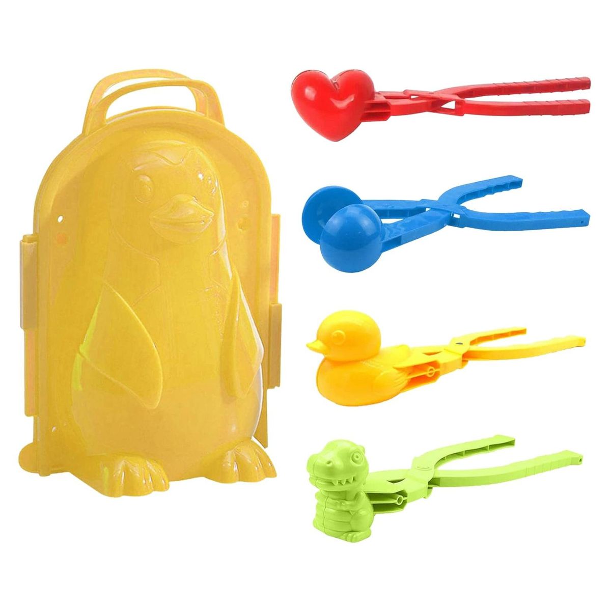 Snow Toys Kit 5 PCS Snowball Maker Tool Snow Games for Kids