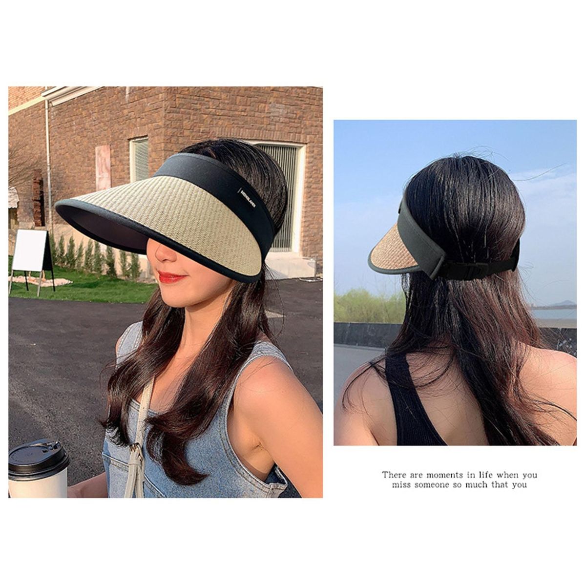 Summer Hat Lady Outdoor Beach Sun Hat Beige