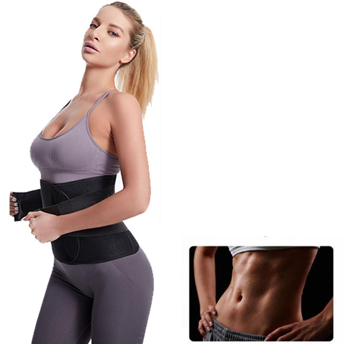 Women Waist Trainer Lumbar Cincher Sports Fitness Corset Girdle