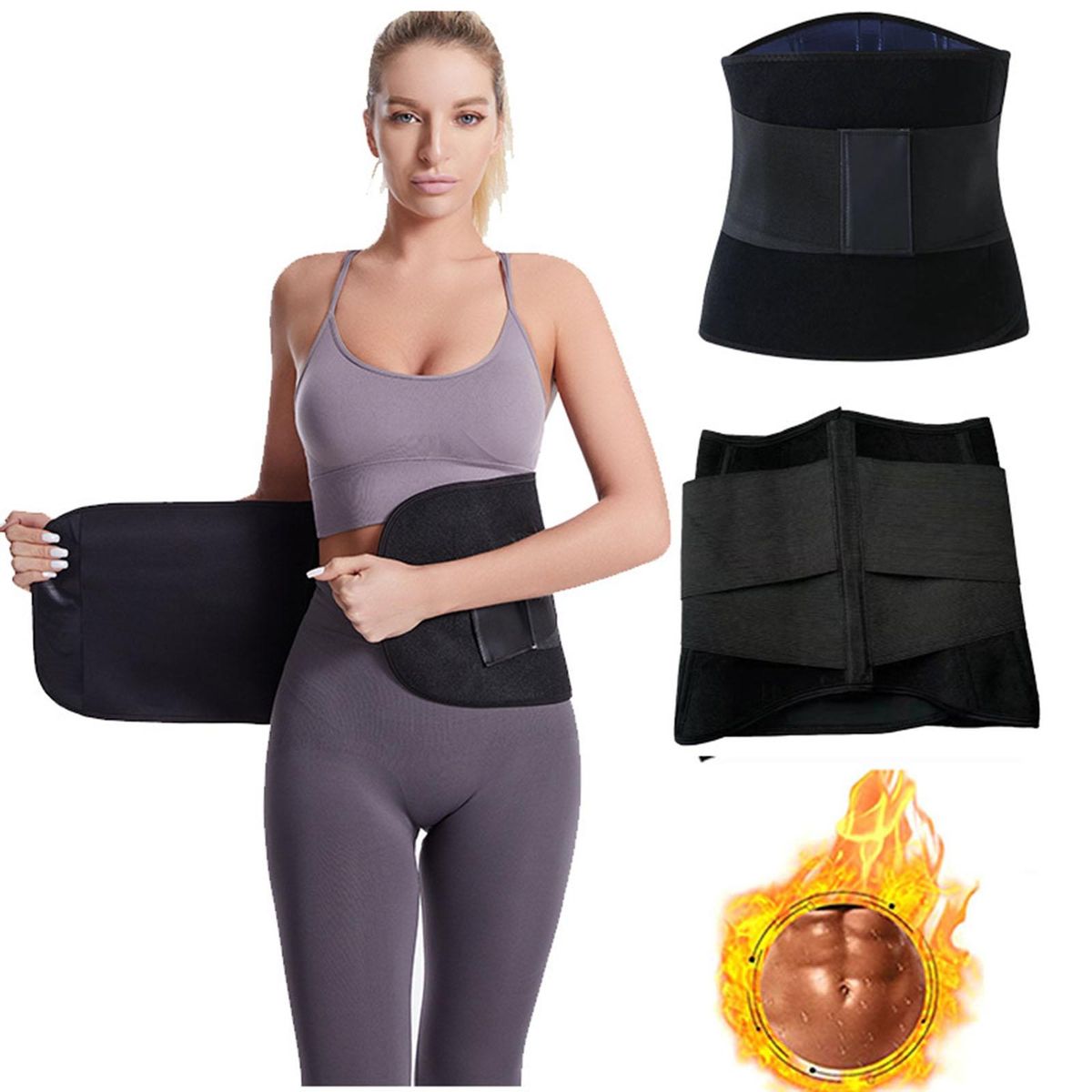 Women Waist Trainer Lumbar Cincher Sports Fitness Corset Girdle