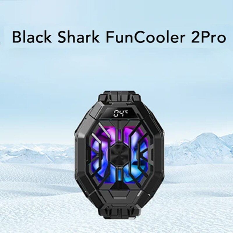 Black Shark Fun Cooler 2 Pro Liquid PUBG Phones Cooling Fan Smart FunCooler For IPhone Android BlackShark 4/Pro
