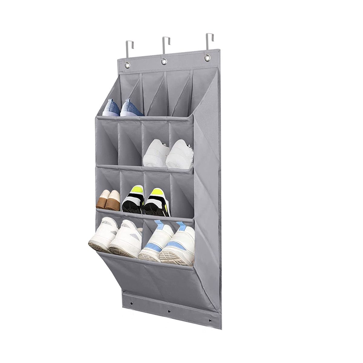 14 Grid Shoes Organizer Rack Door Shoes Organizer for Room Over Door Hanging Storage Holder Bedroom Shoes Storage Bag