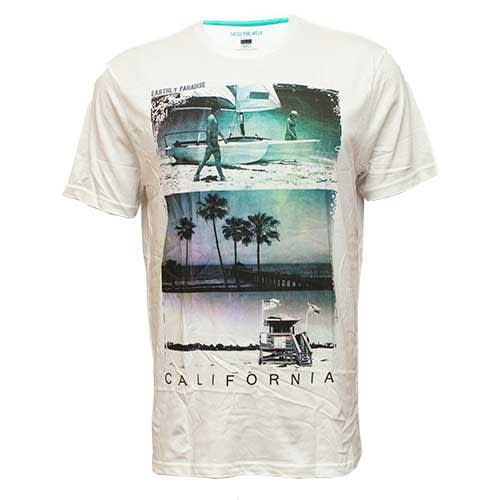 Men's California Print T-shirt - White