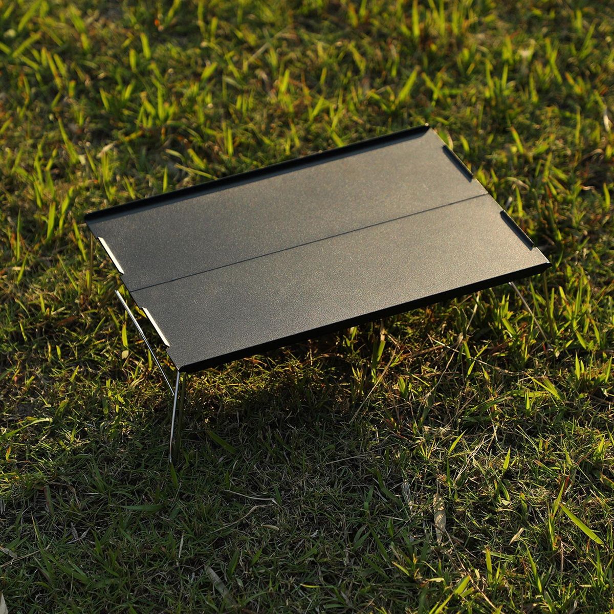 1 Set Collapsible Table Heavy Duty Camping Collapsible Tea Table Black