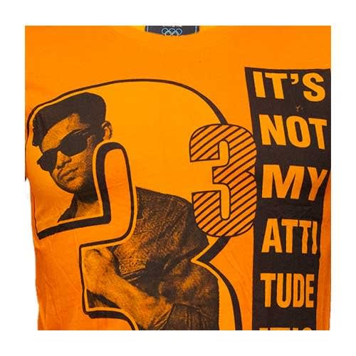 Men's 3 Print T-shirt - Orange