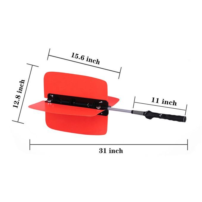 Golf Swing Fan Resistance Trainer Swing-Power Skill Practice Aids Red