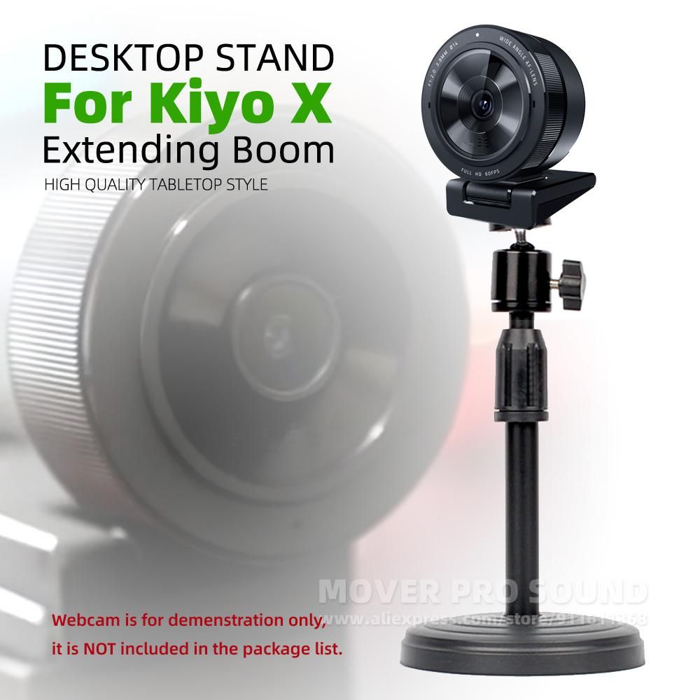 Replacement Tabletop Boom Holder For Razer Kiyo X Webcam Desk Stand Ball Head Table Desktop Pro Camera Mount Extending Bracket