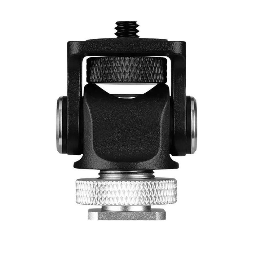 Adjustable Mount Monitor  Shoe Flash Adapter Microphone Bracket Holder for Video Camera Pography for DSLR Canon Nikon