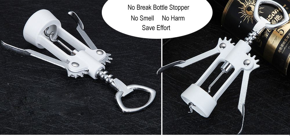 Portable Zinc Alloy Wine Bottle Opener Kitchen Bar Tool