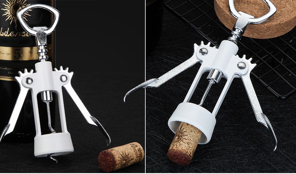 Portable Zinc Alloy Wine Bottle Opener Kitchen Bar Tool