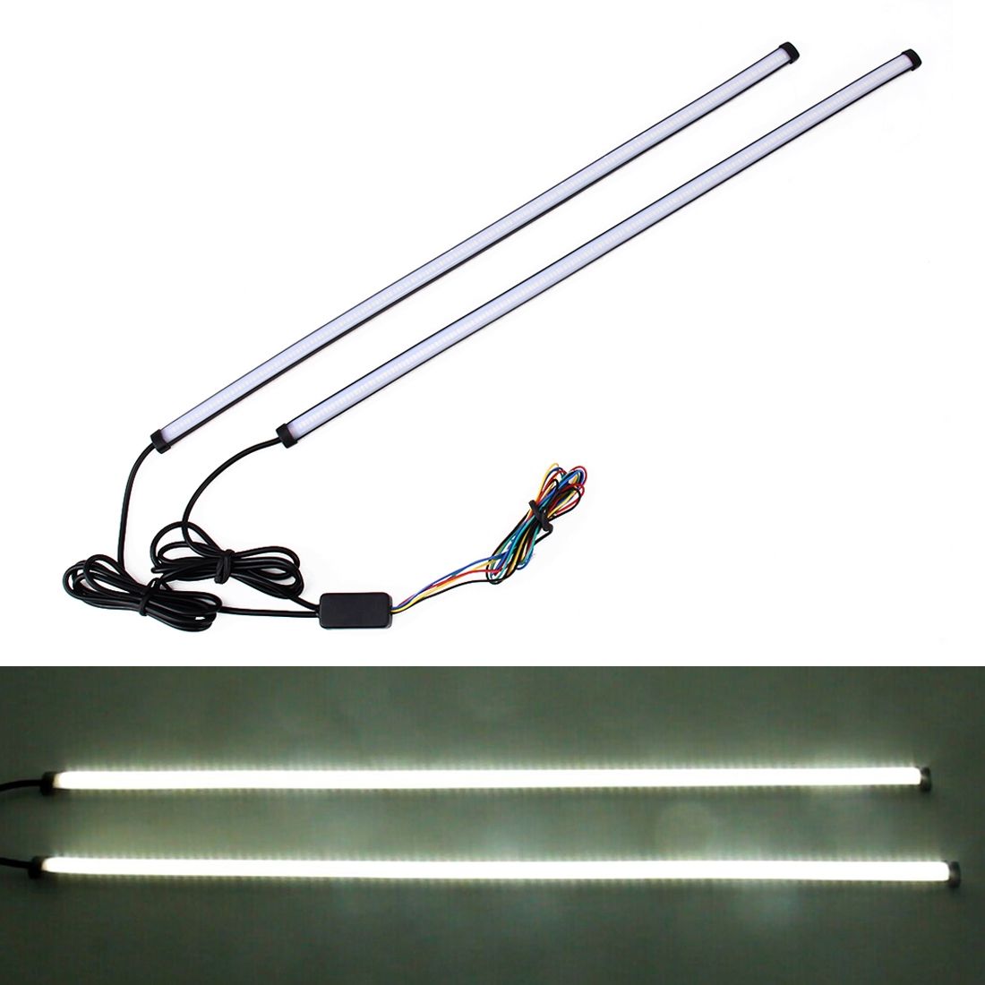 45cm 12W 3014-SMD LED 720LM Car Daytime Running Light Source