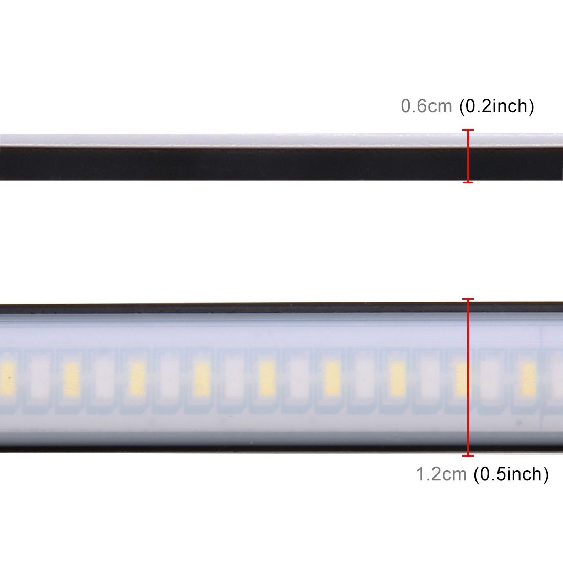 45cm 12W 3014-SMD LED 720LM Car Daytime Running Light Source