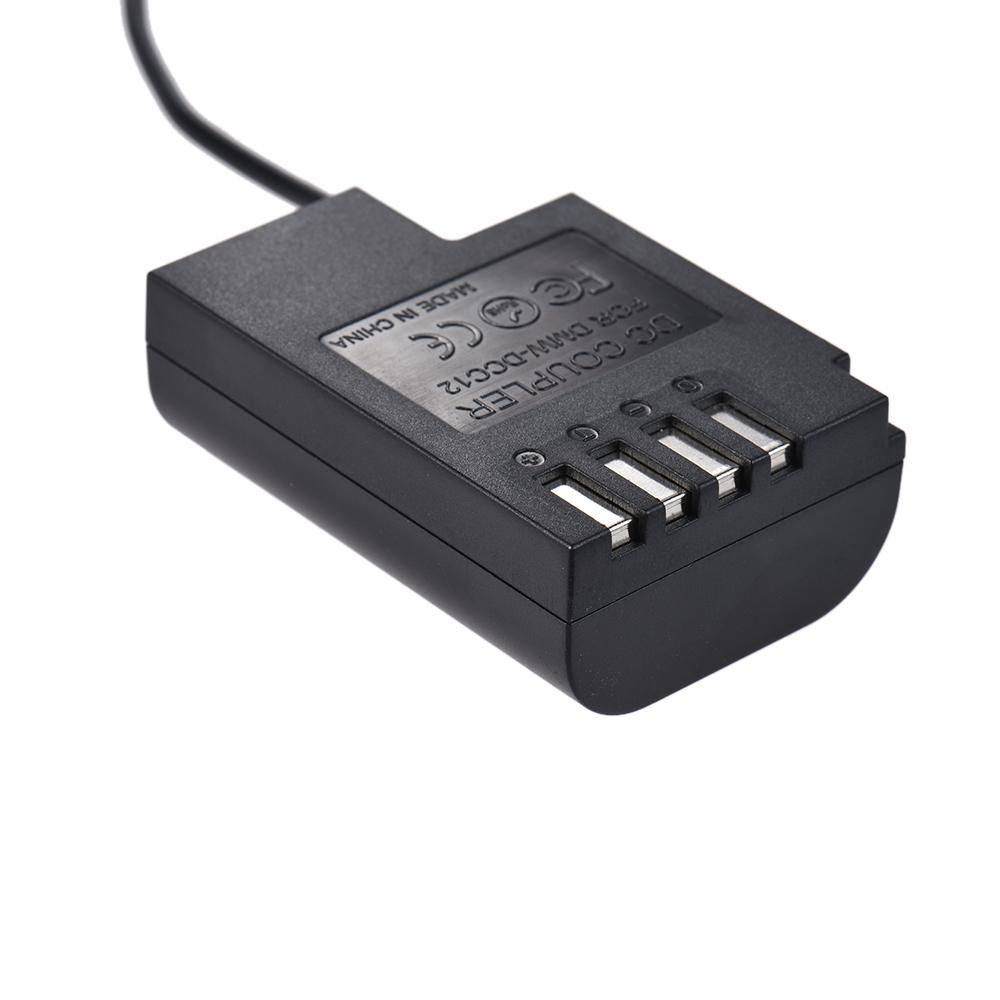 Andoer DMW-AC8 AC Power Supply DMW-DCC12 Dummy Battery Adapter Camera Charger for Panasonic DMC- GH5/GH4/GH33