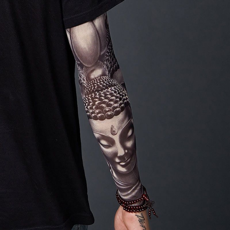 Outdoor Summer Sunscreen Tattoo Sleeve Seamless Fl
