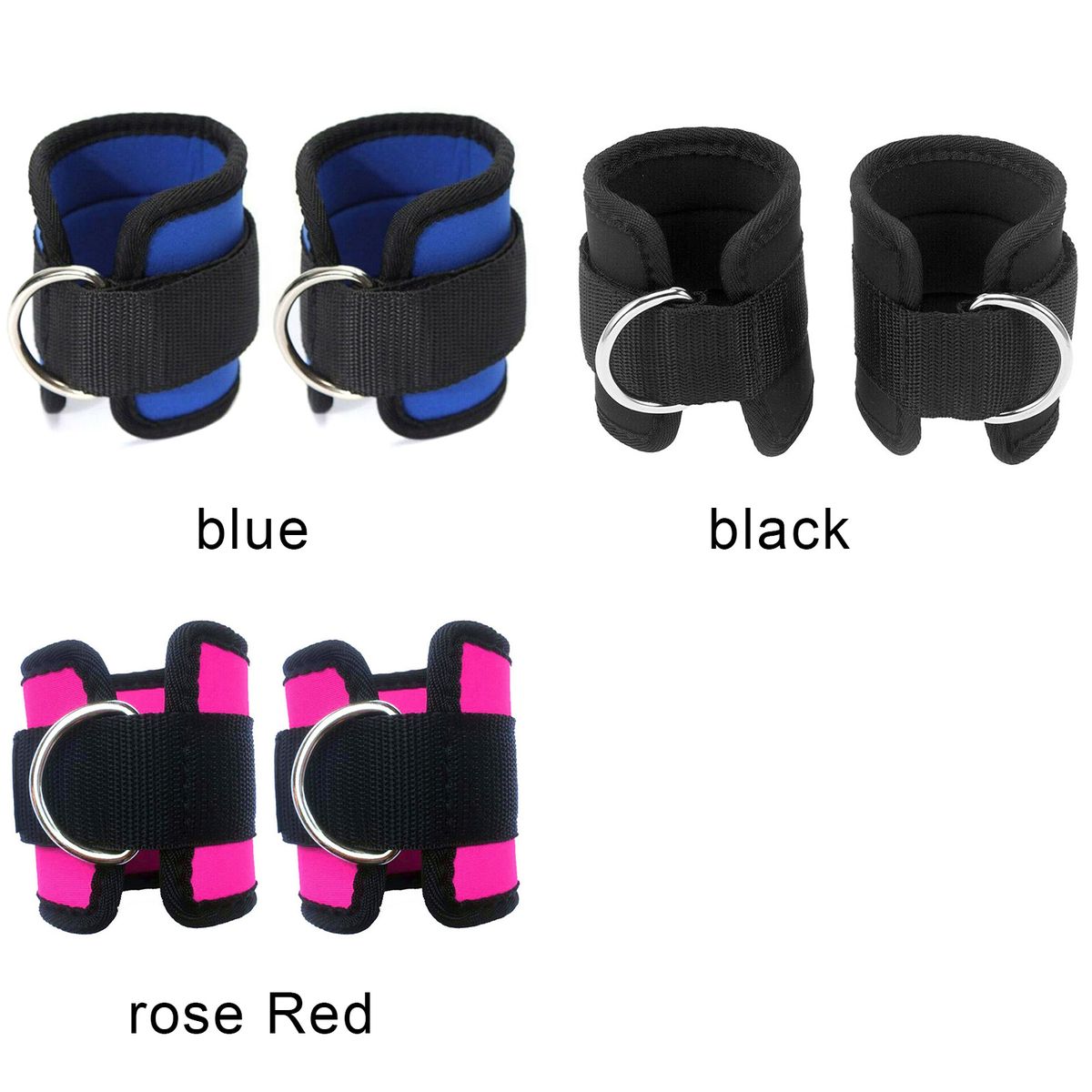 2pcs Ankle Weights Adjustable Leg Wrist Strap Running