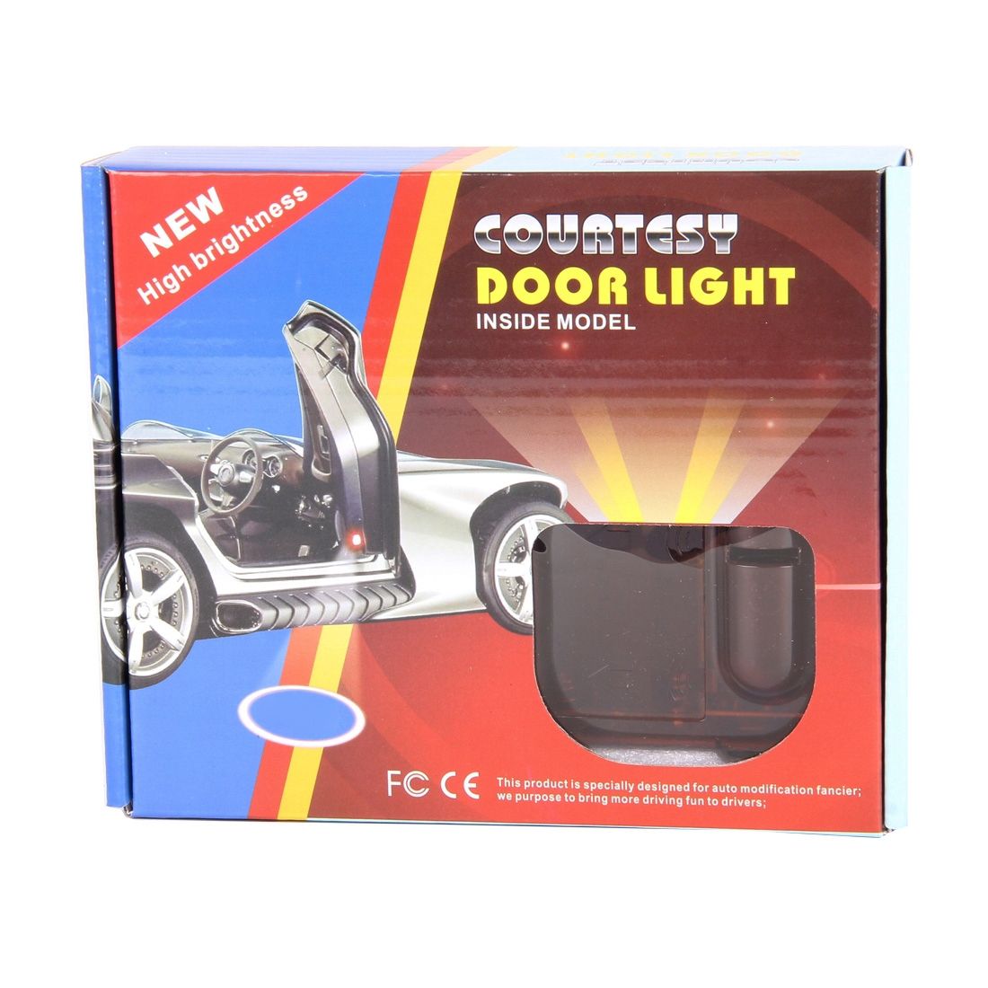 2 PCS LED Ghost Shadow Light, Car Door LED Laser Welcome Decorative Light, Display Logo For MAZDA Car Brand(Red)