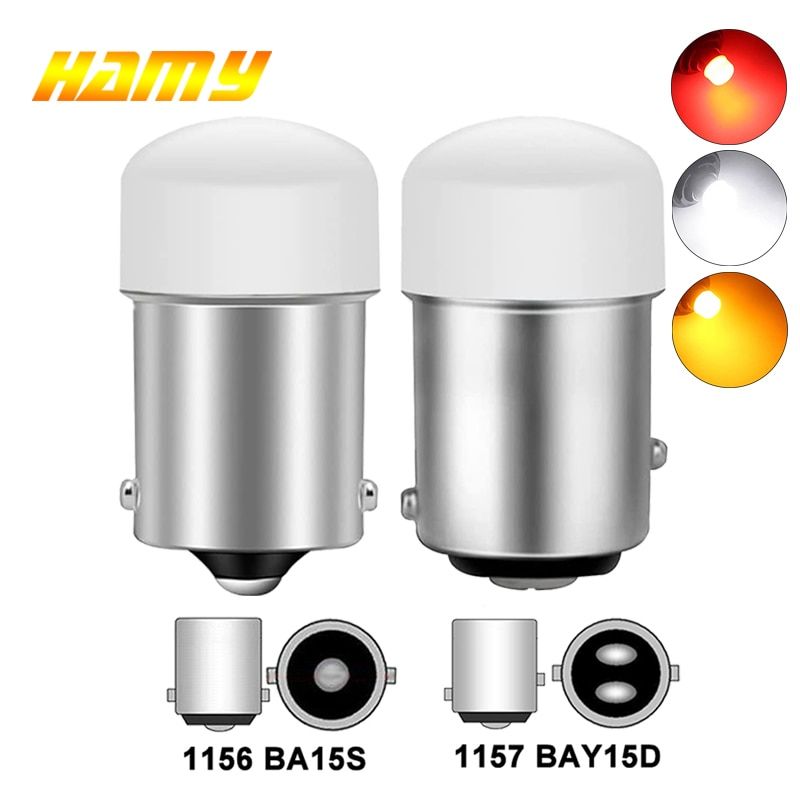 1 PCS LED Bulb Turn Signal Light 12V 7000K Super Bright Car Reverse Brake Parking Lamp 1156 White