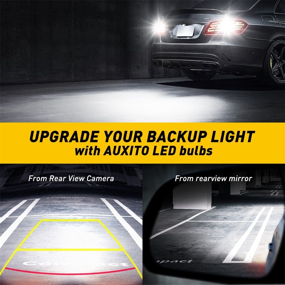 2PCS W16W LED T15 CANBUS Car Backup Reverse Lights Bulb NO OBC ERROR Tail Lamp For Lada Granta Niva Priora Kalina Xray Vesta T10 W5W White