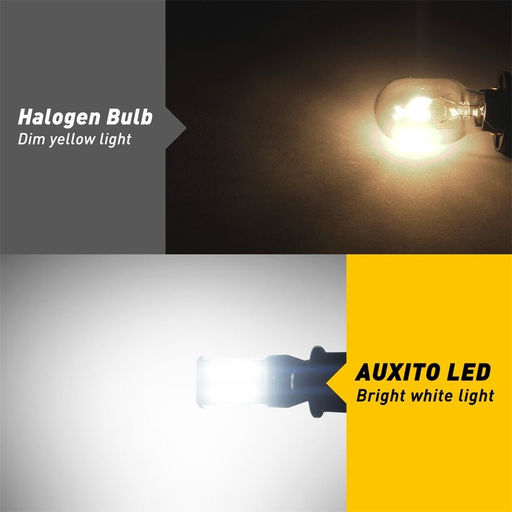 2PCS W16W LED T15 CANBUS Car Backup Reverse Lights Bulb NO OBC ERROR Tail Lamp For Lada Granta Niva Priora Kalina Xray Vesta T10 W5W White