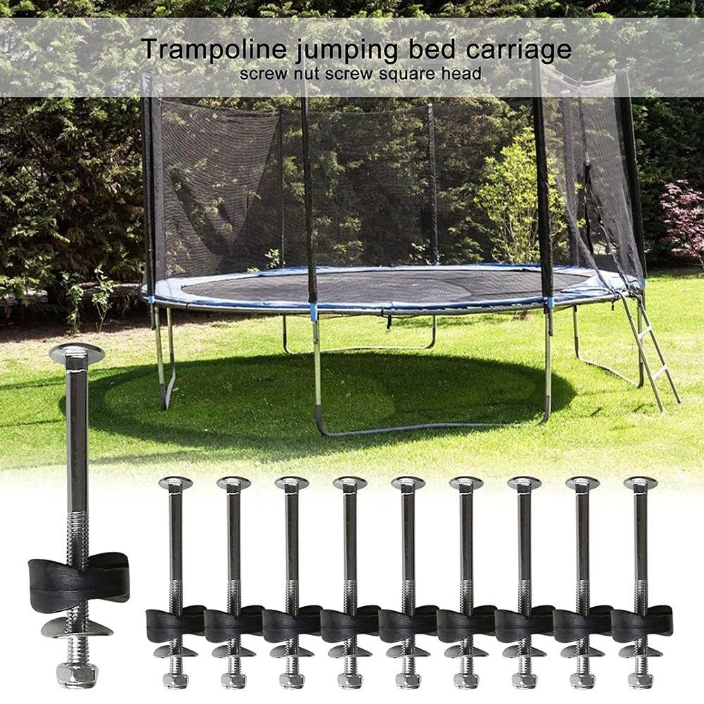 Trampoline Screws Kits, 12Pcs Galvanized Steel Trampoline
