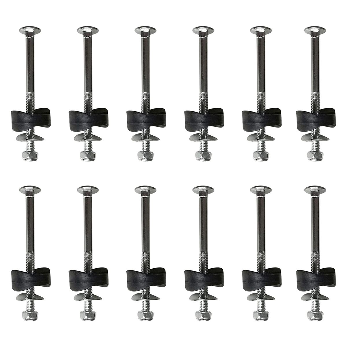 Trampoline Screws Kits, 12Pcs Galvanized Steel Trampoline