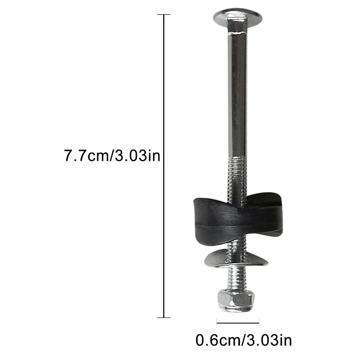 Trampoline Screws Kits, 12Pcs Galvanized Steel Trampoline