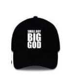 Small Boy Big God Design T-shirt And  Face Cap