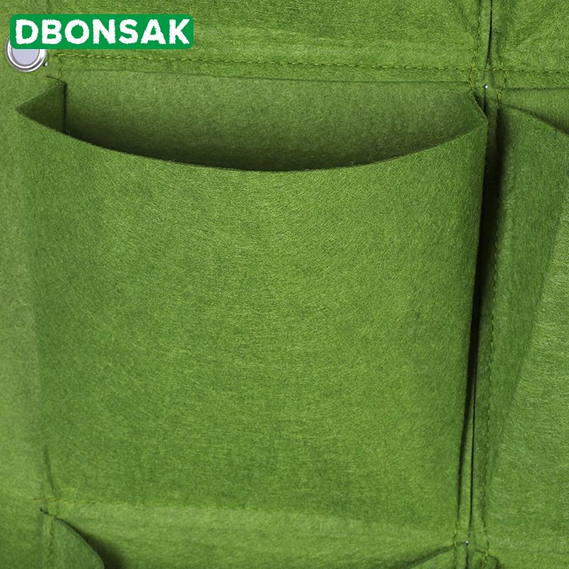 Wall Hanging Planting Bags Garden Vertical Planter Multi Pocket For Wall-mounted Gardening Flower Outdoor Indoor Growing Pots