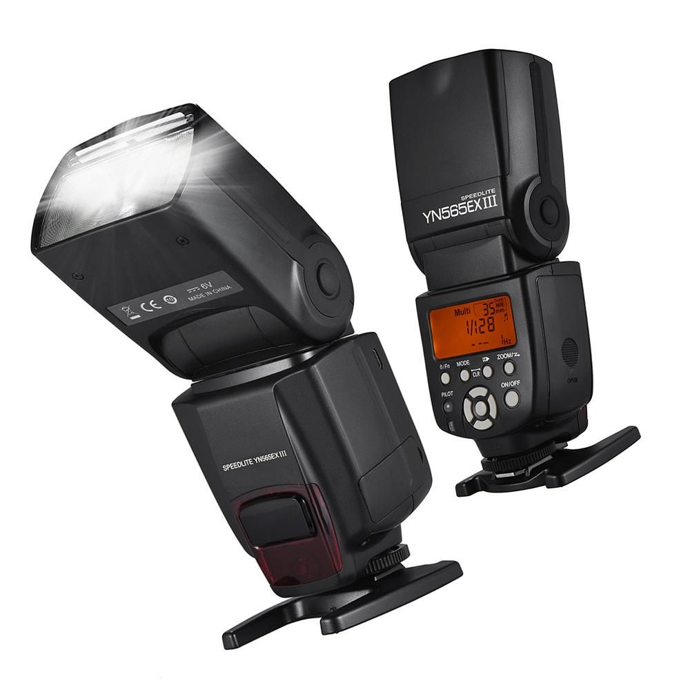 YN565EX III Wireless TTL Slave Flash Speedlite GN58 High Speed Recycling System Supports USB Firmware Upgrade Replacement for Canon DSLR Camera