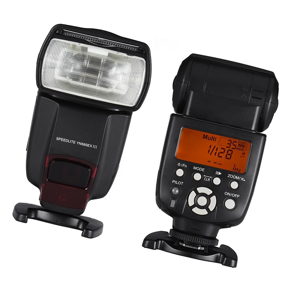YN565EX III Wireless TTL Slave Flash Speedlite GN58 High Speed Recycling System Supports USB Firmware Upgrade Replacement for Canon DSLR Camera