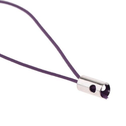 100pcs Mobile Cellphone Braided Lariat Lanyard Cords Dangle Purple