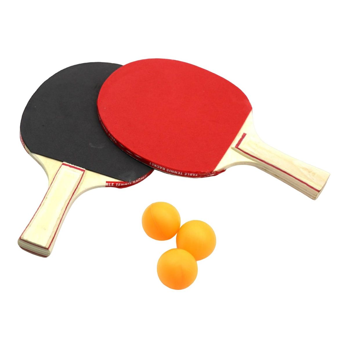 1 Set Table Tennis Racket High-Performance Table Tennis Racket Ping-Pong Balls