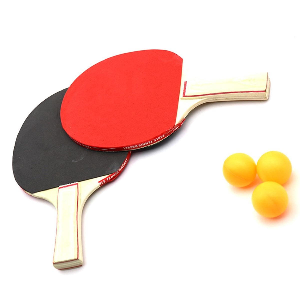 1 Set Table Tennis Racket High-Performance Table Tennis Racket Ping-Pong Balls