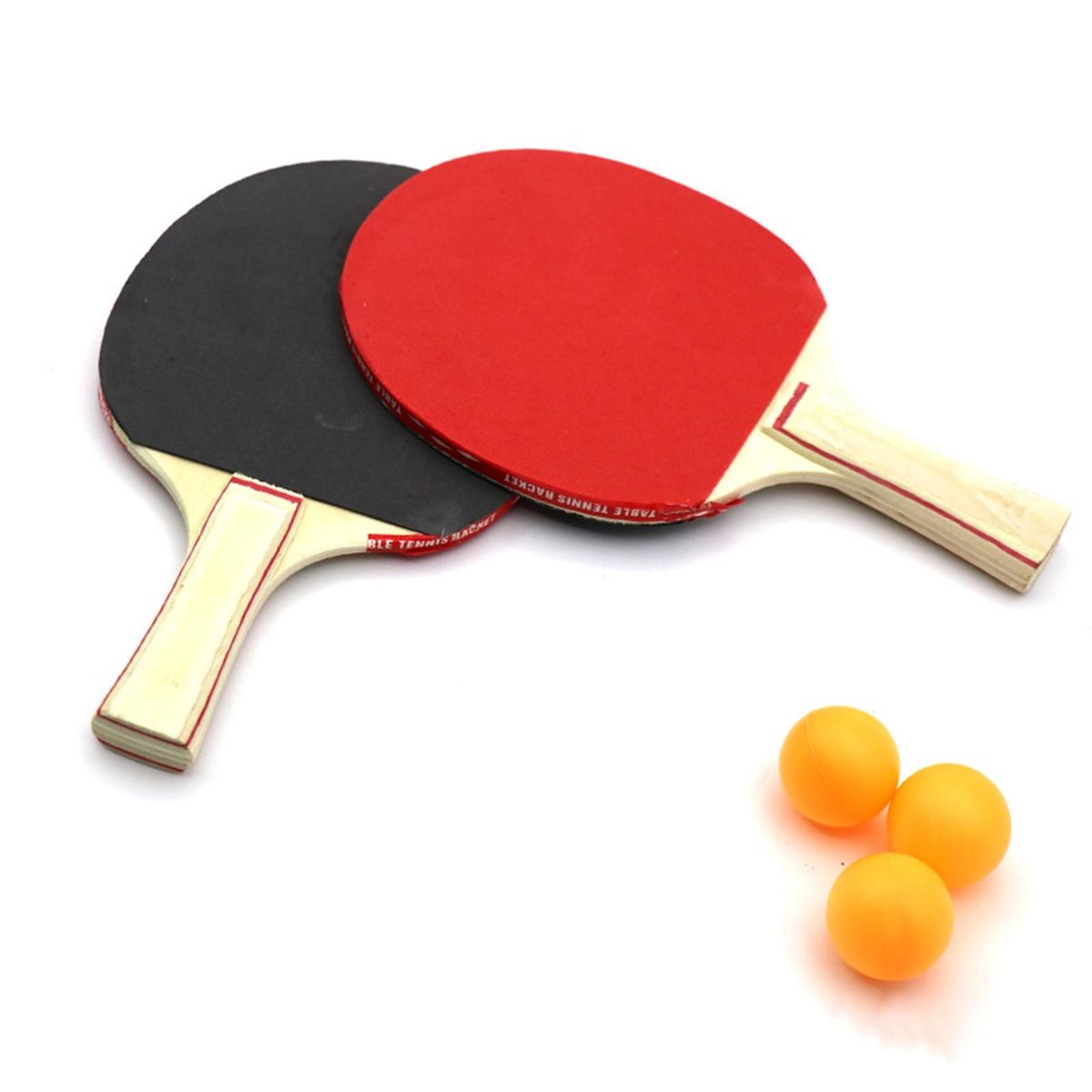1 Set Table Tennis Racket High-Performance Table Tennis Racket Ping-Pong Balls