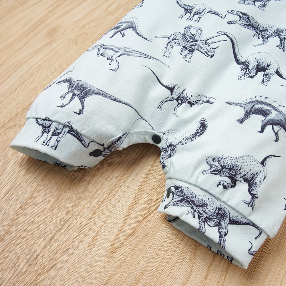 Baby Boys Dinosaur Design Sleeveless Romper