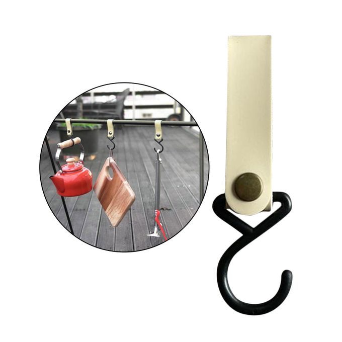 Baby Stroller Hanging Strap Hook Pram 2 Hooks Pushchair Hanger S Beige
