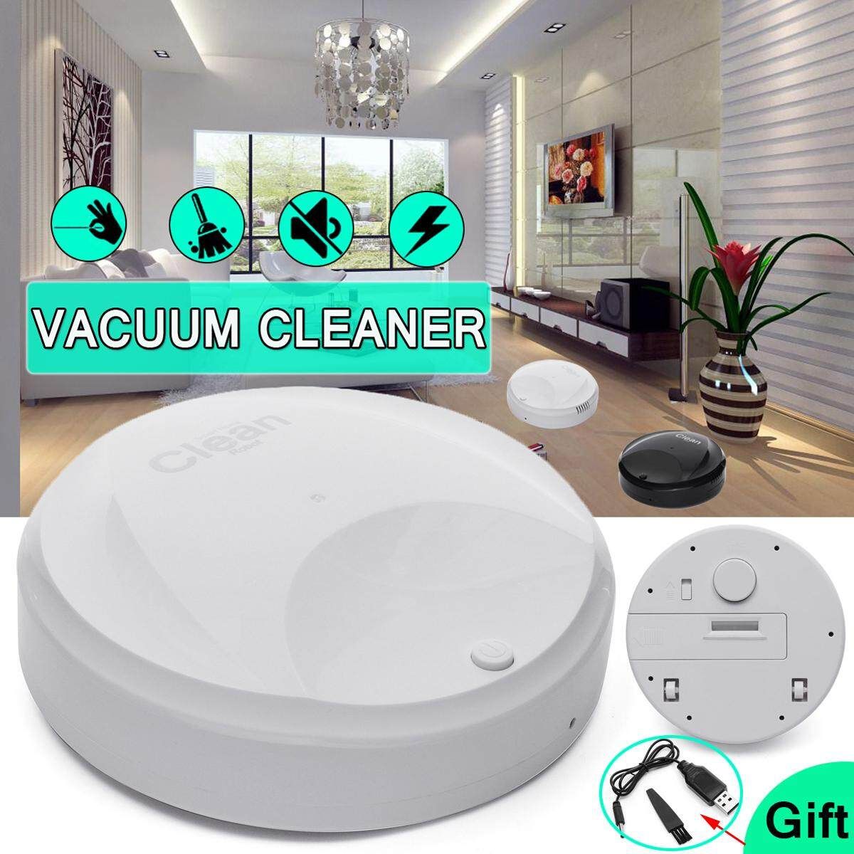 Smart Robot Auto Vacuum Floor Carpet Cleaner Sweeper Machine Mop Brush Cleaning White