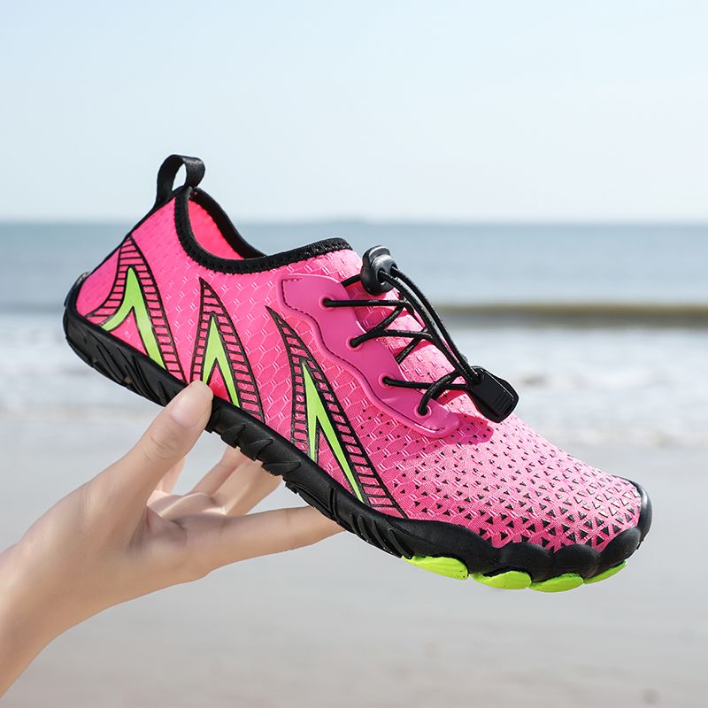 Men Upstream Shoes Aqua Shoes Barefoot Swimming Shoes Pink