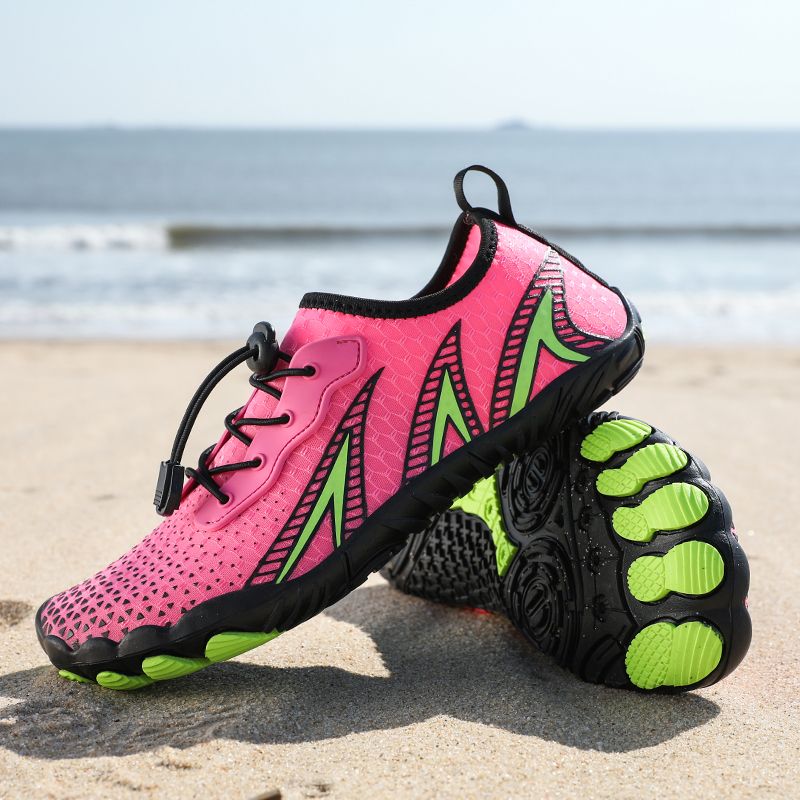 Men Upstream Shoes Aqua Shoes Barefoot Swimming Shoes Pink