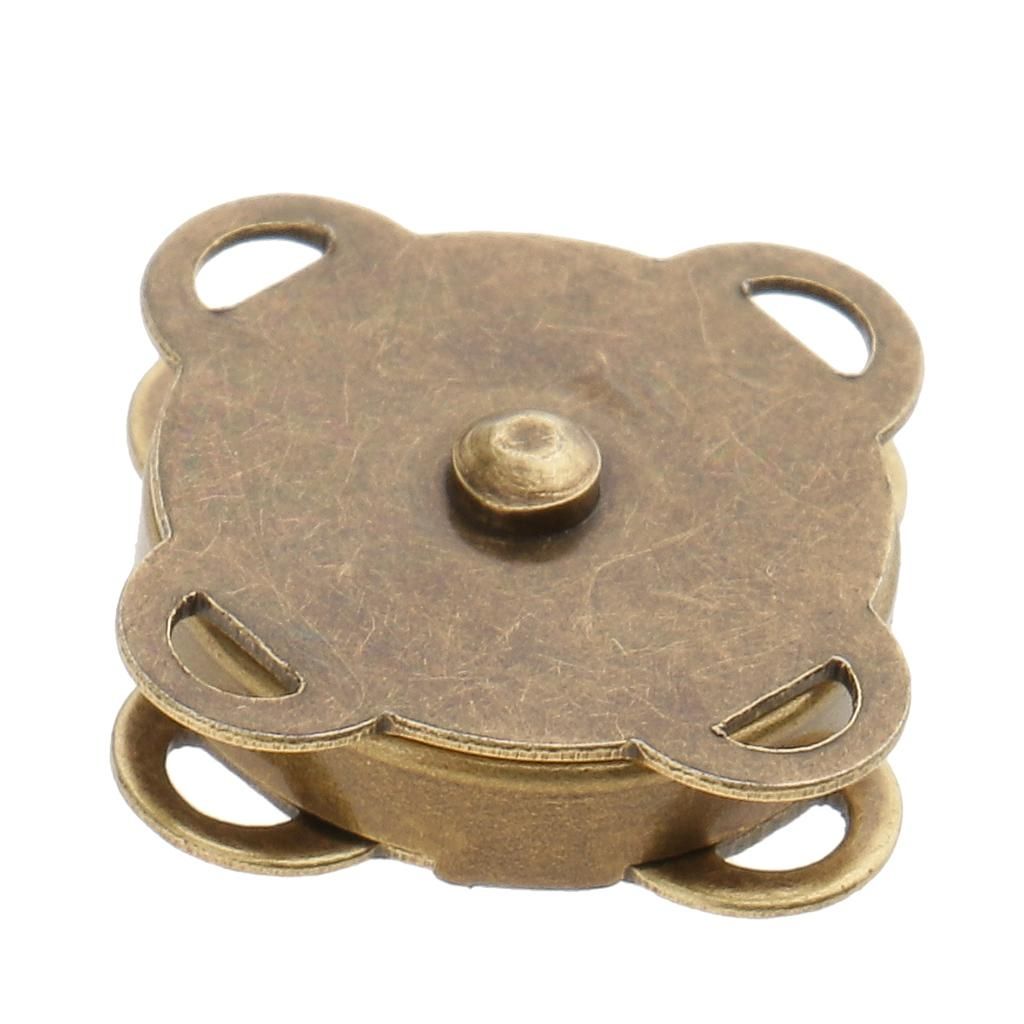 20 Sets 14mm Sew In Bag Clasps Button Snaps