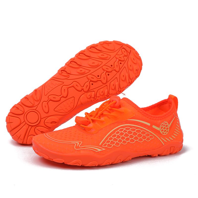 Men's Five Finger Swimming Wading Shoes Beach Shoes Orange