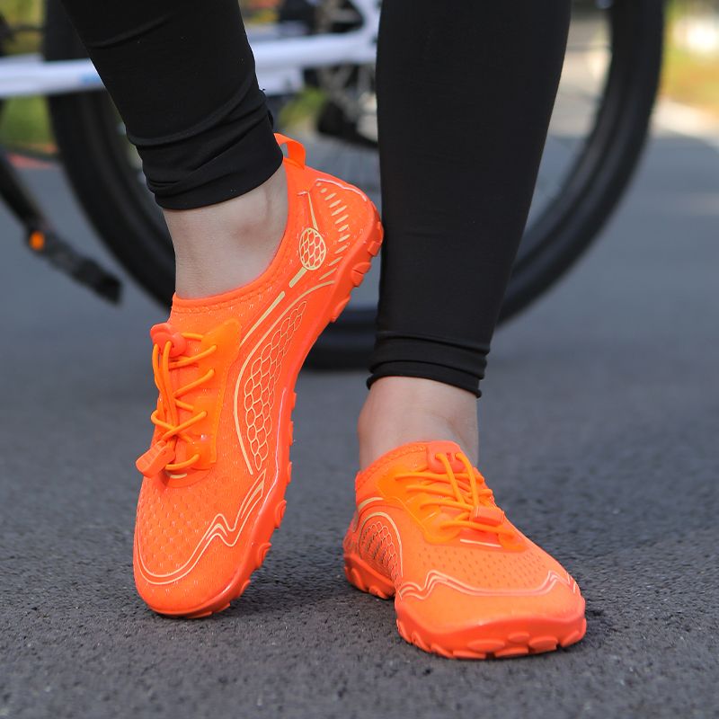 Men's Five Finger Swimming Wading Shoes Beach Shoes Orange