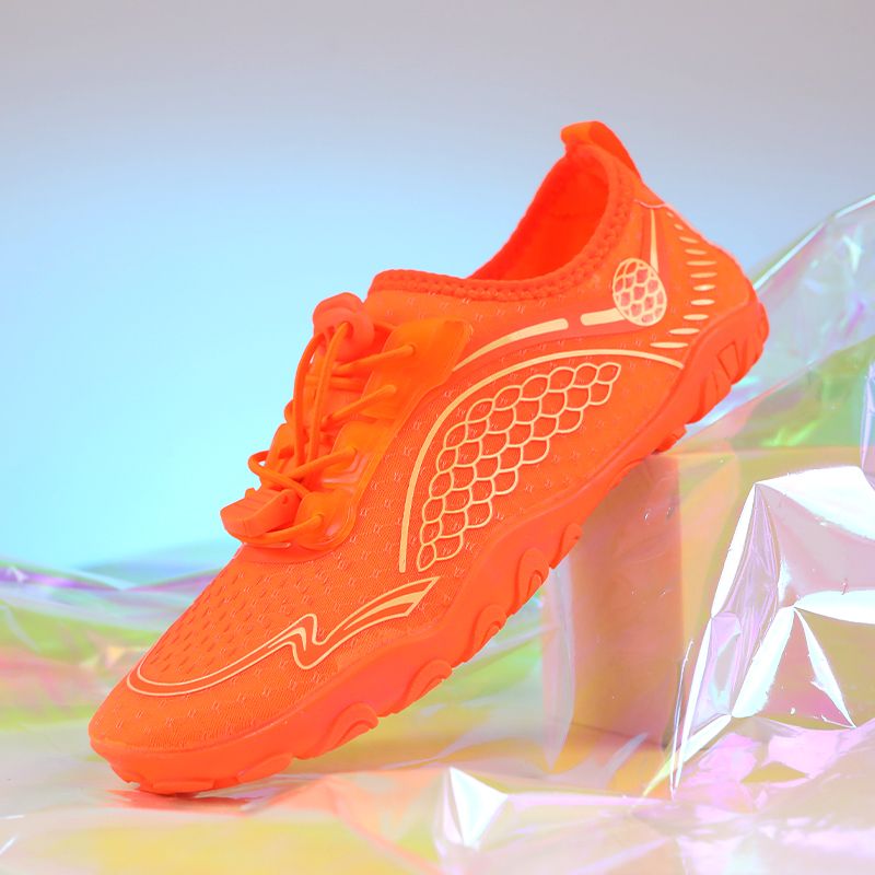 Men's Five Finger Swimming Wading Shoes Beach Shoes Orange