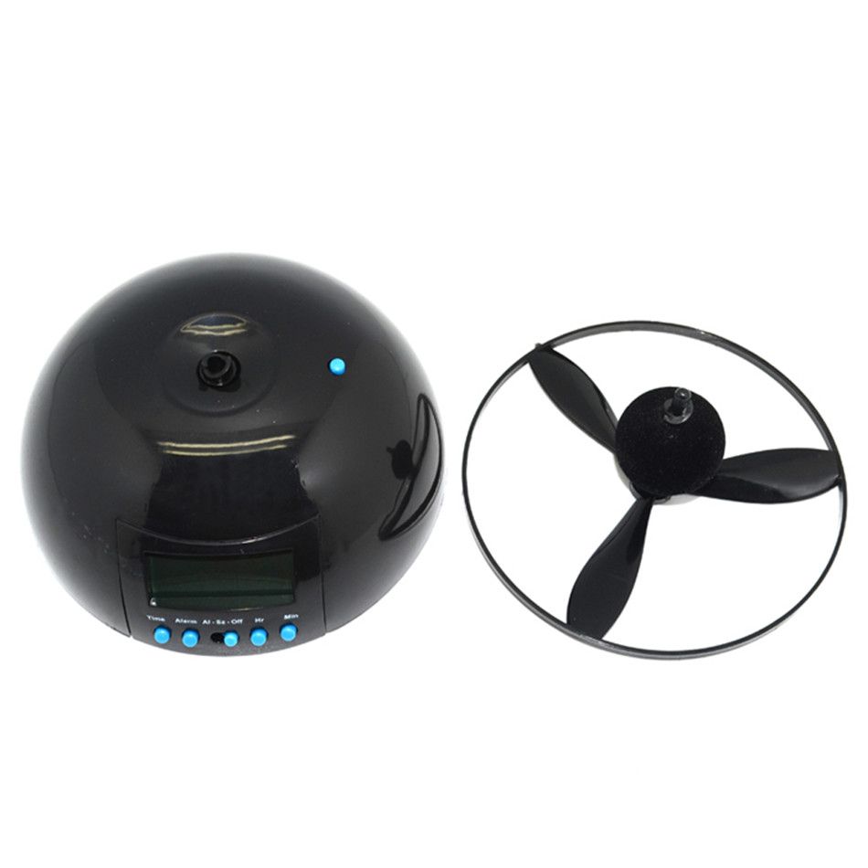 FC-AA Helicopter Flying Alarm Clock Propeller Snooze LED Creative Digital Display For