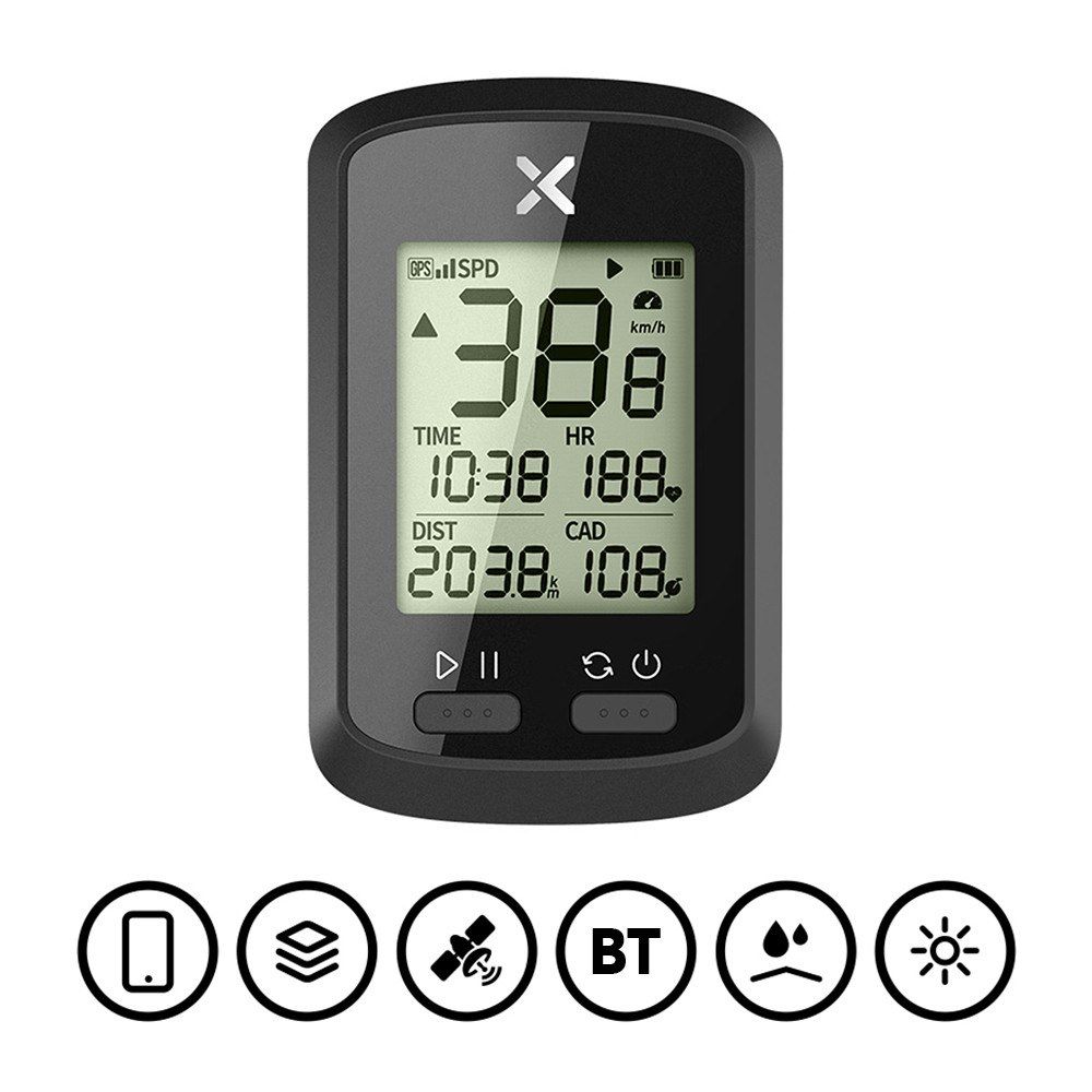 Smart GPS Cycling Computer BT ANT+ Wireless Bike Computer