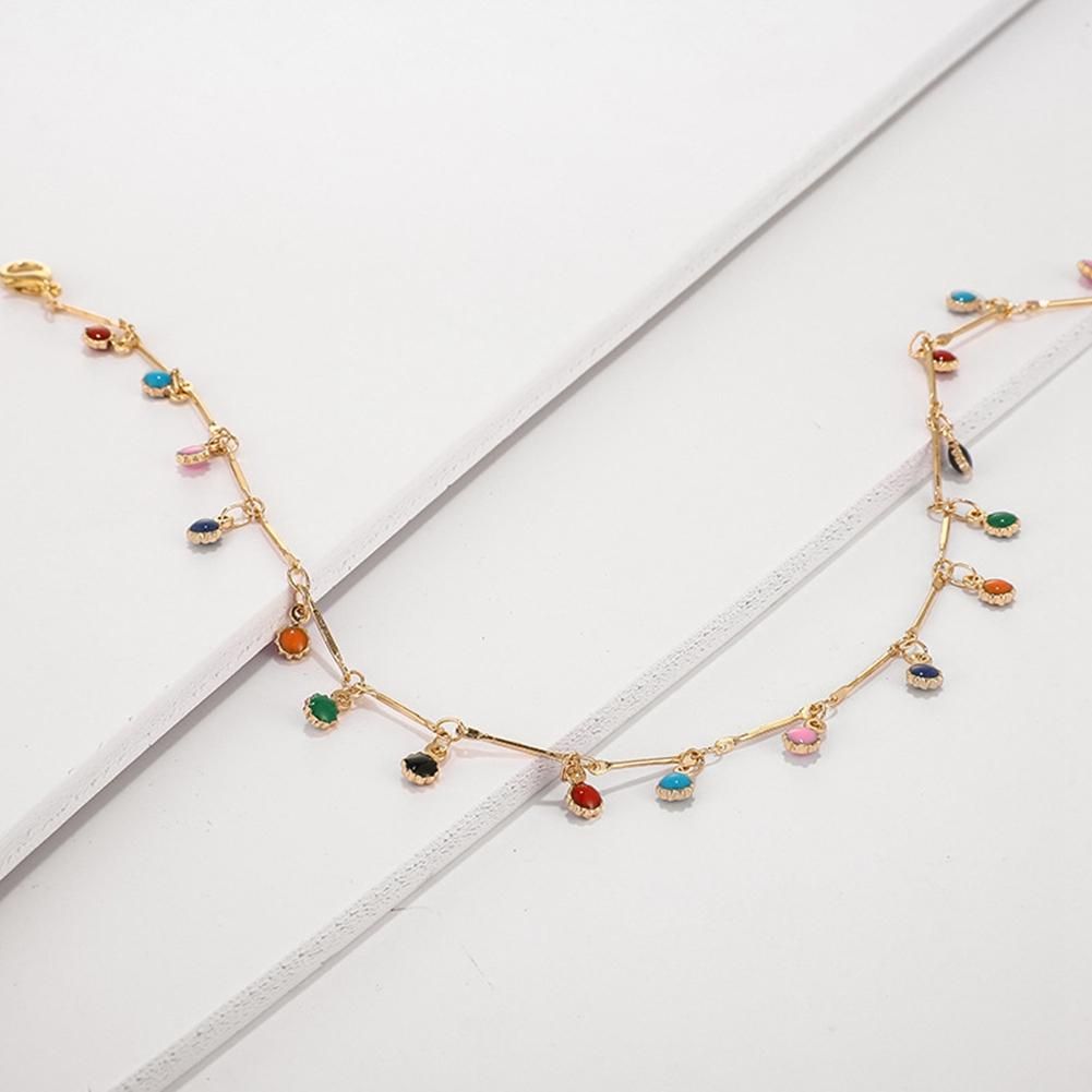 Simple Candy Color Tassel NeckNeckFemale Wild