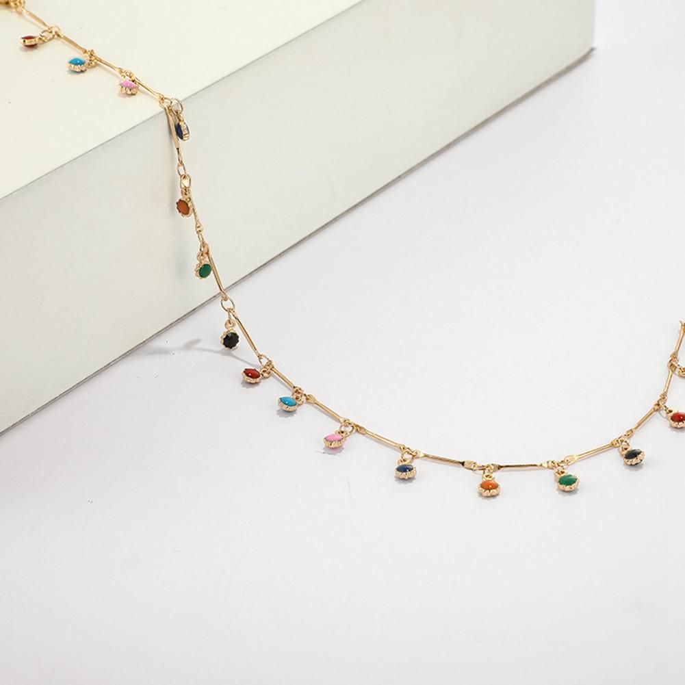 Simple Candy Color Tassel NeckNeckFemale Wild