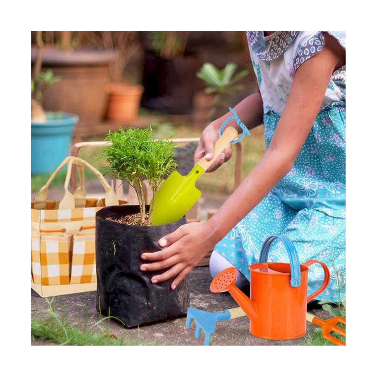 Children'S Gardening Tools Set 7Pcs Children'S Gardening
